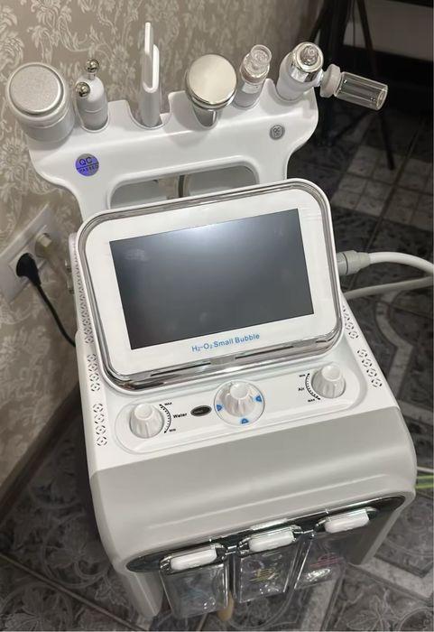 Апарат за водно дермабразио, кислород, RF, ултразвук и шпатула 6 в 1