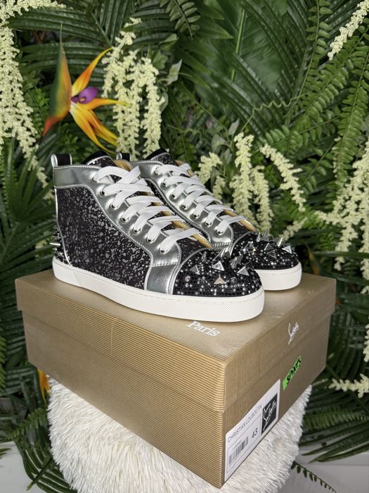 Christian Louboutin High Black Spikes