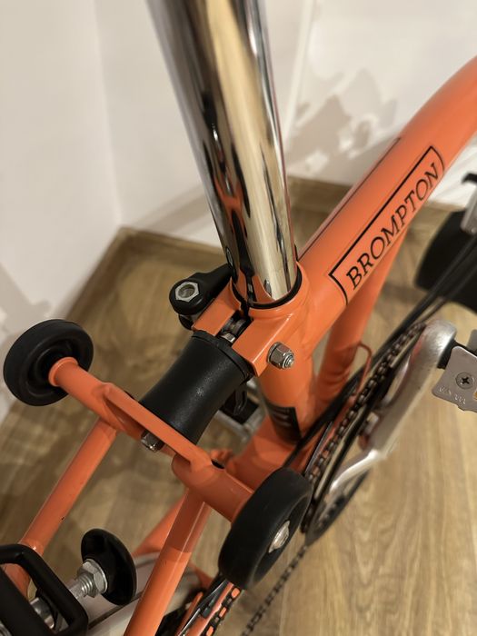 Bicicleta Brompton S6L + portbagaj after market
