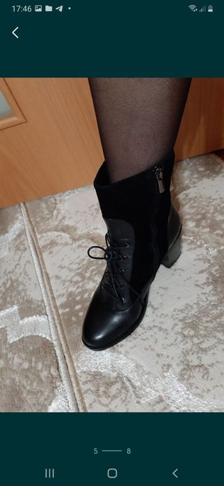 Новые кожаные ботиночки 38 р