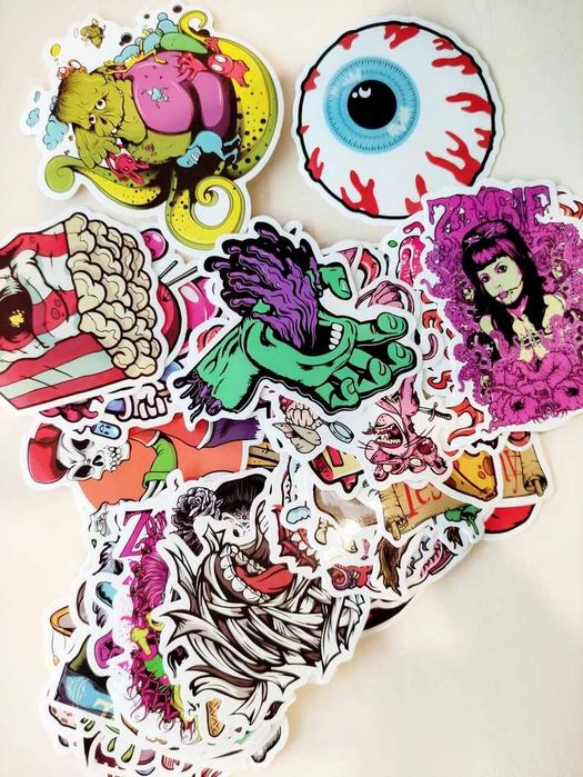 Стикери за декорация 50x - Terror/Dark/Терор/Ужас/Fear/Страх