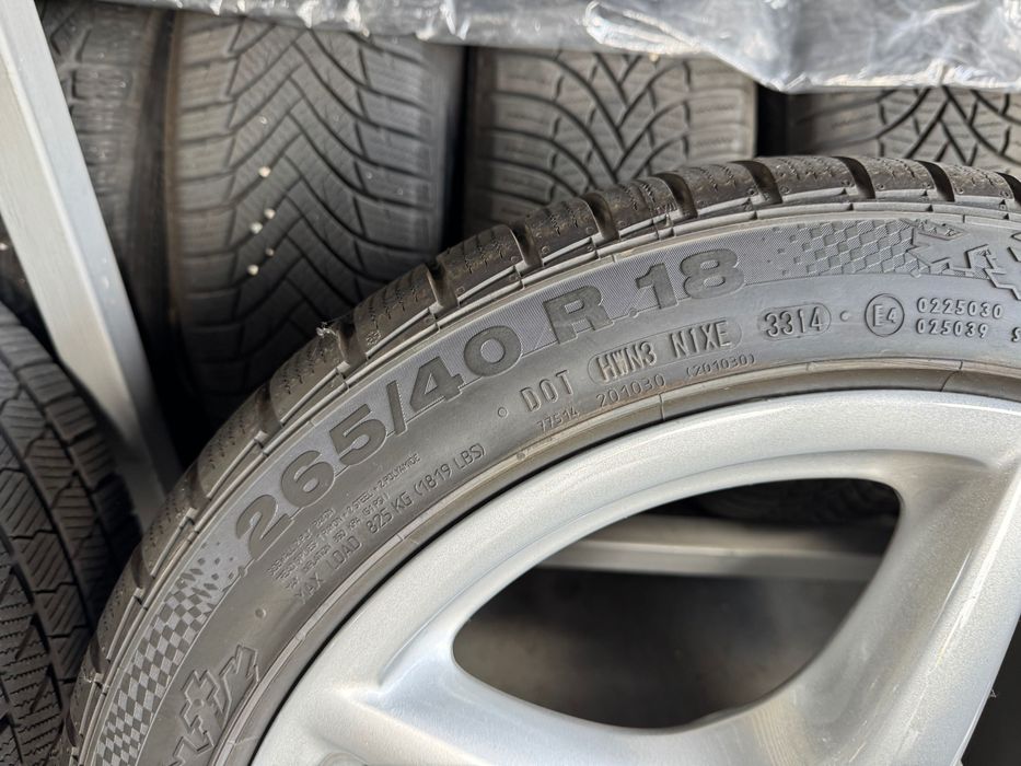 Гуми и джанти за PORSCHE CARRERA 997 Sport packet 265/40/18R (задни) - 235/40/18R (предни)