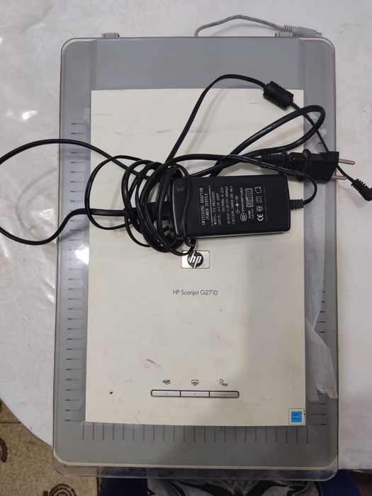 Сканер белый  hp