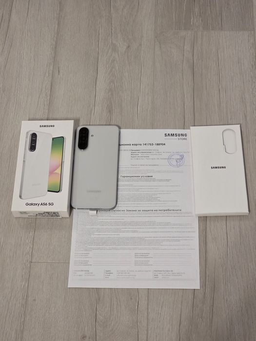 НОВ! Samsung Galaxy A56 128 GB Lightgray