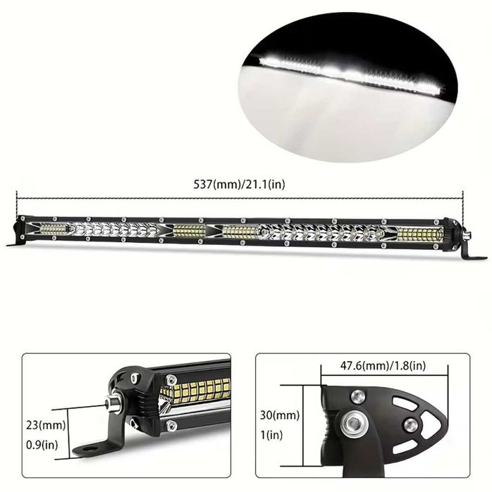 Led Bar 50 cm lumina alba