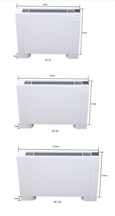 Вентилаторен конвектор 130мм - 5.65 KW