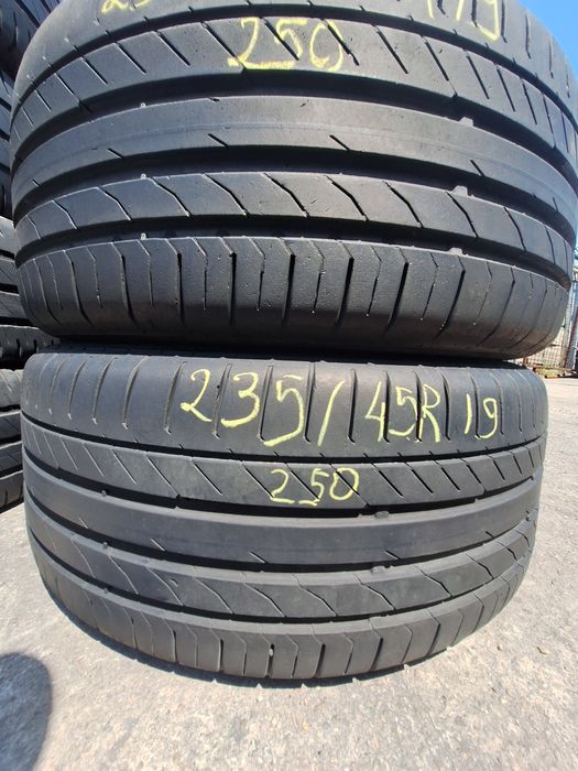 2 anvelope vara 235/45r19 Continental ssr rft  Montaj Gratuit