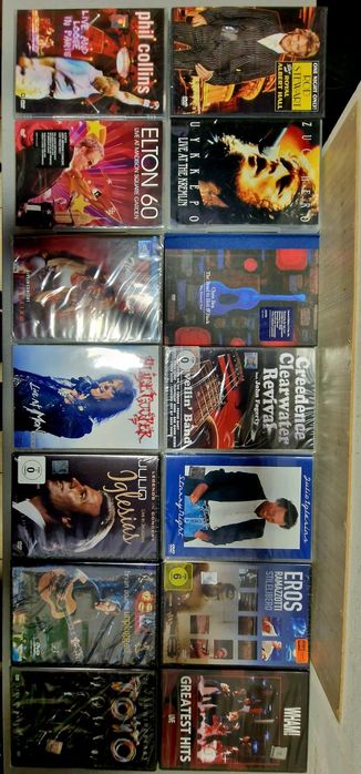 Colectie dvd noi, concerte pop, rock, live