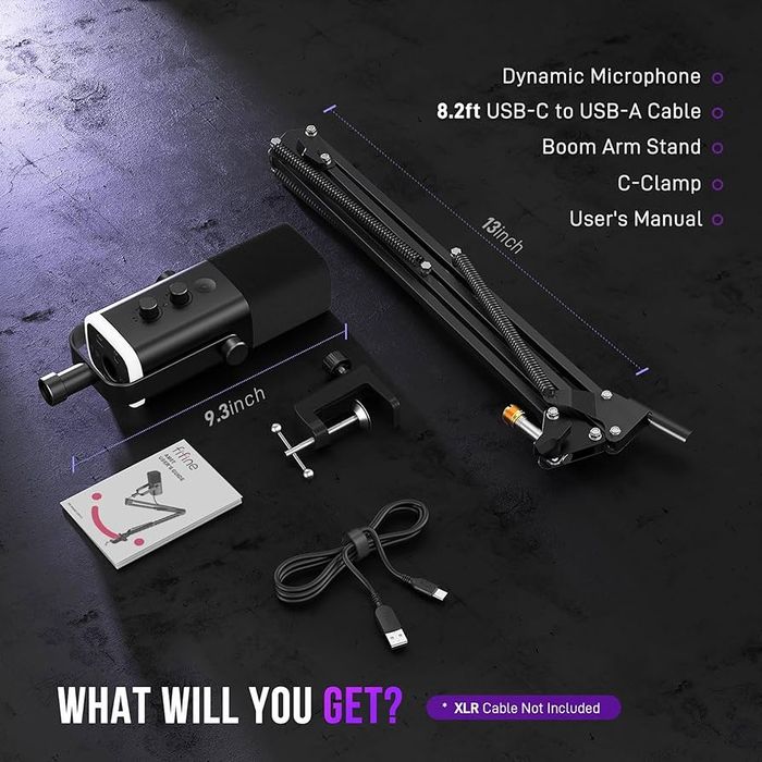 Microfon Profesional FIFINE AM8T, Gaming, XLR, RGB , RESIGILAT: Oferim factura + Garantie