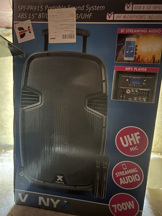 Преносима аудио система Vonyx SPJ-PA 915