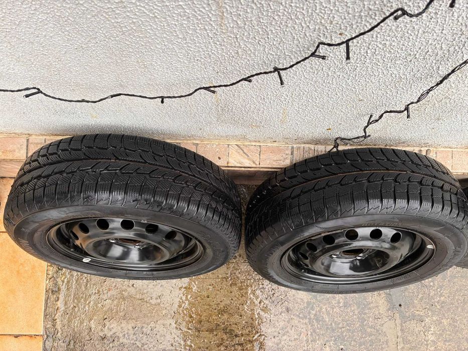 De Vanzare Jante Tabla+Anvelope M+S in stare Buna Aveo 2008