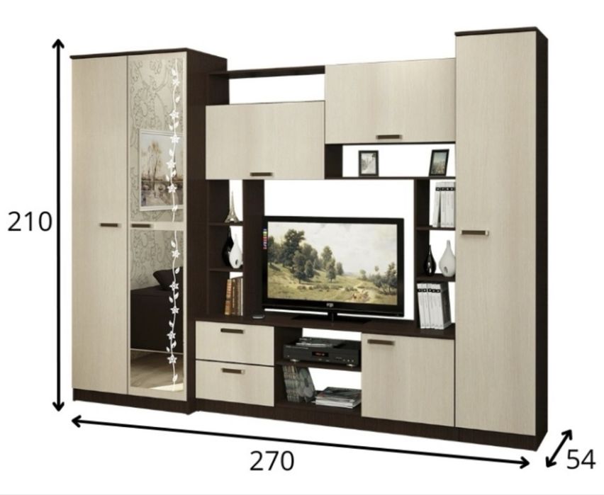 Стенка , Горка для гостинной и спальни