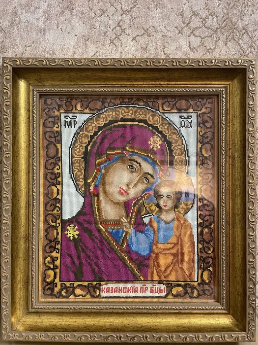 Картины ручной работы, вышитые крестиком