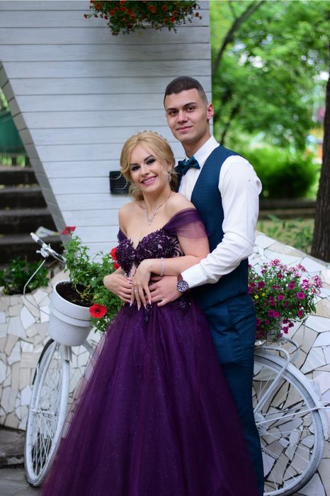 Бална рокля - лилава