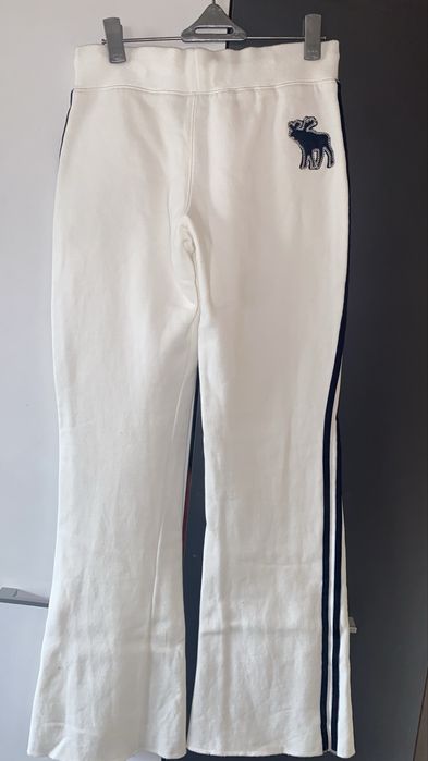 Abercrombie & Fitch бял спортен панталон