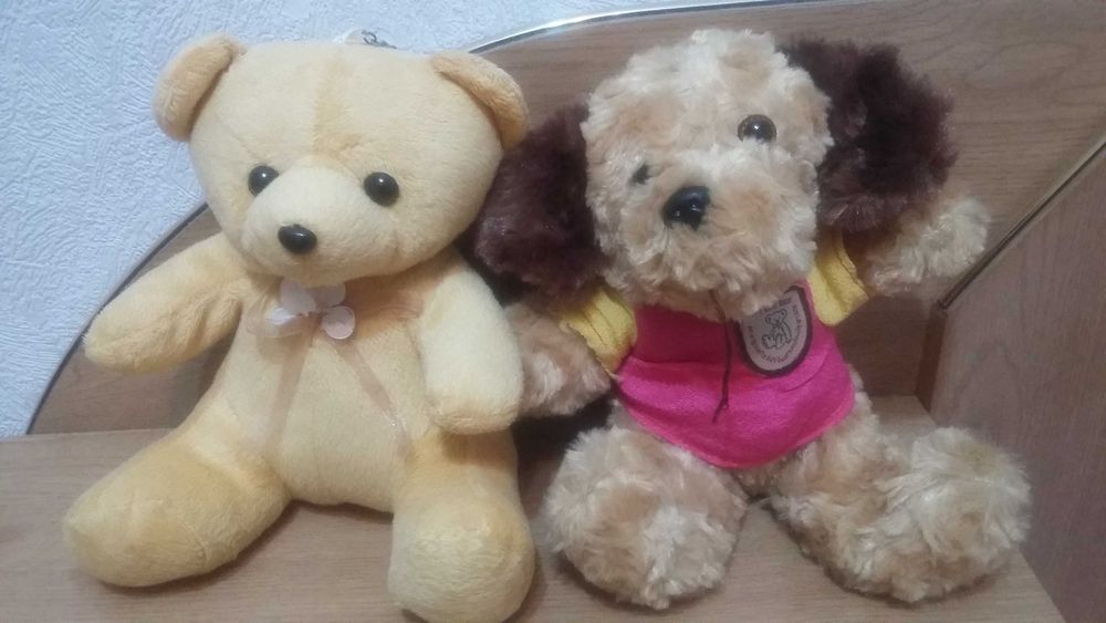 Игрушки мягкие .