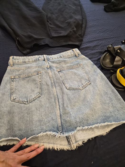 дънкова пола зара