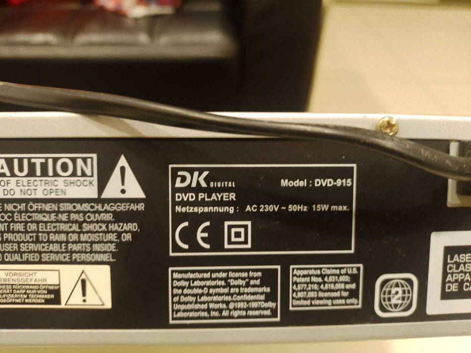 DK Digital DVD-915 Mpeg4 MP3 Player-Profesional