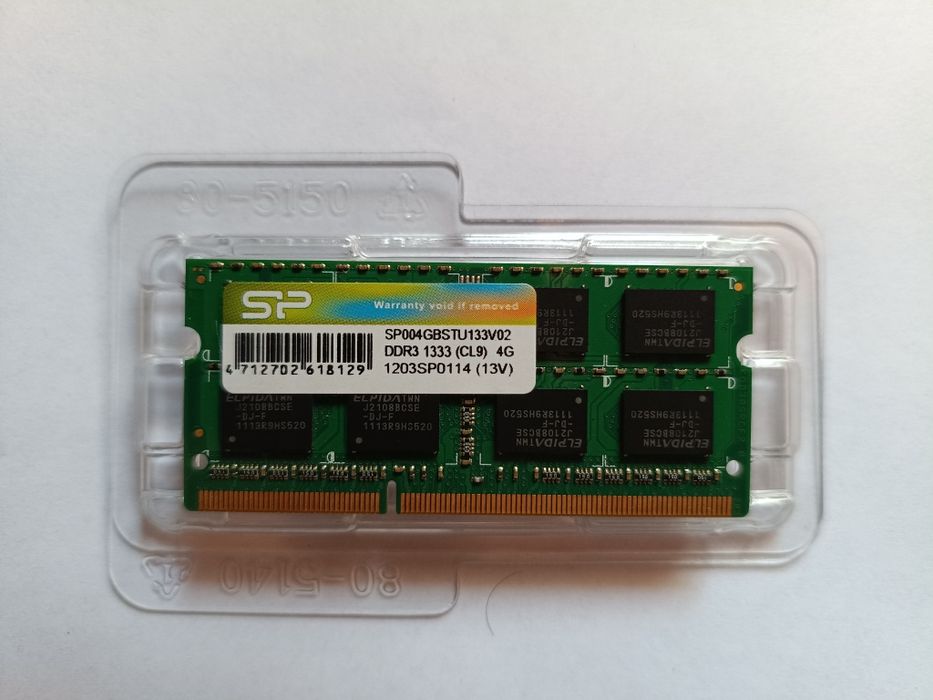 Memorie RAM Laptop SODIMM Silicon Power ELPIDA DDR3, 1x4GB, 1333MHz - ca NOU