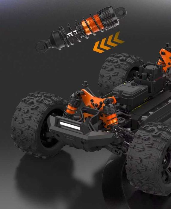 Mini monster PT14R 1:14, brushless, 80км\ч, Червено