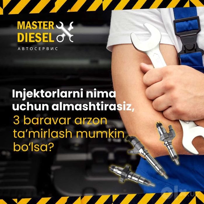 Common Rail dizel forsunkalar diagnostikasi, ta’miri va kodlashi