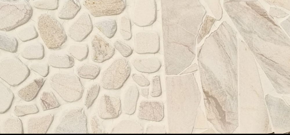 Mozaic și praf marmura alb sau rosiatic pardoseli mozaicate