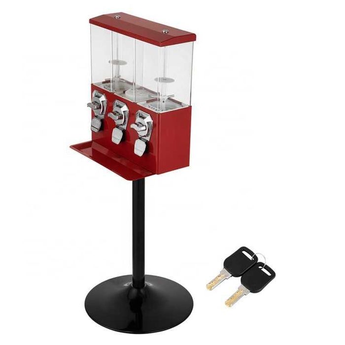 Тройна вендинг машина за топчета и капсули