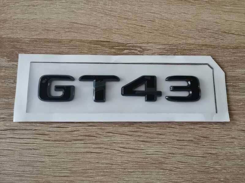 черен надпис Mercedes Benz GT43