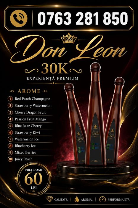 Vape-uri / Țigări electronice / E-shisha – Don Leon 30k