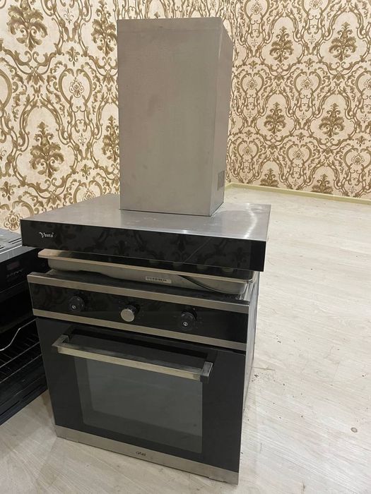 Газ плита, духовка, вытяшка