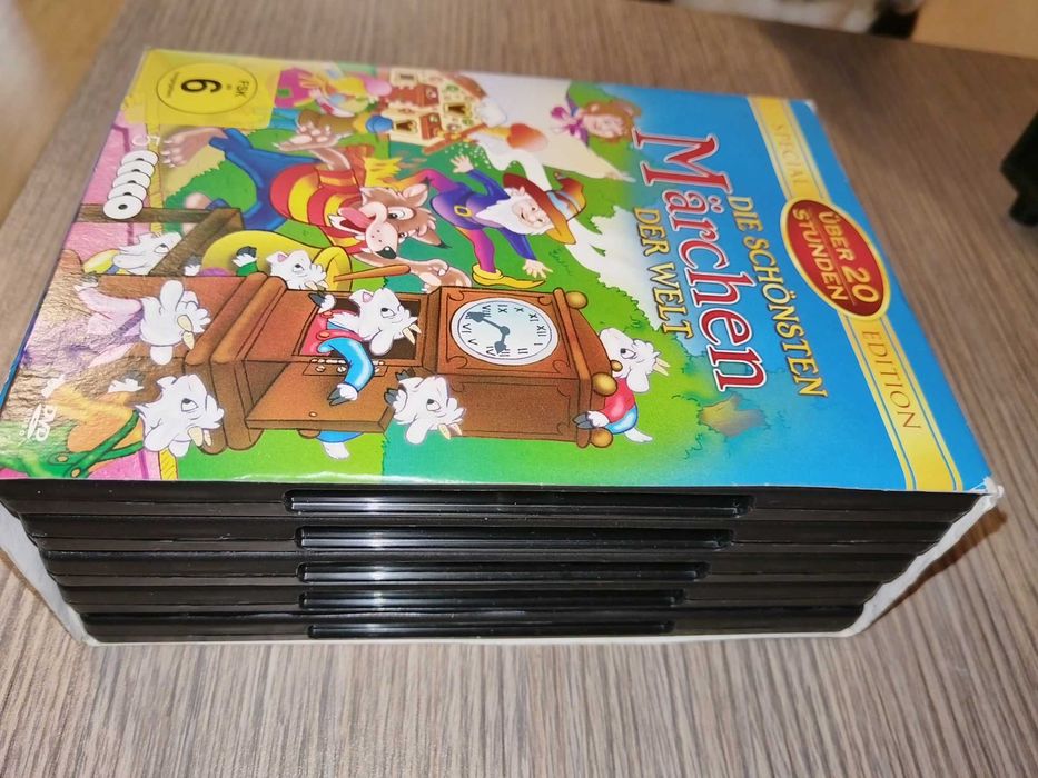 Комплект от 5 DVD с детски анимационни филми и приказки немско издание