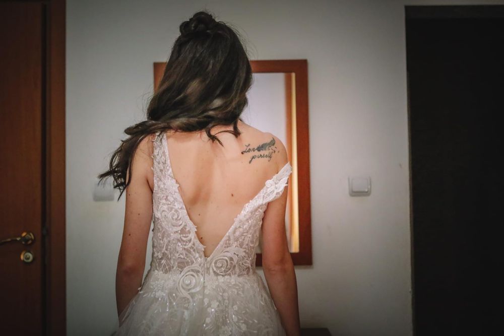 Сватбена рокля + було