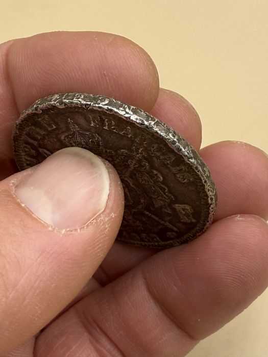 Moneda veche argint franta