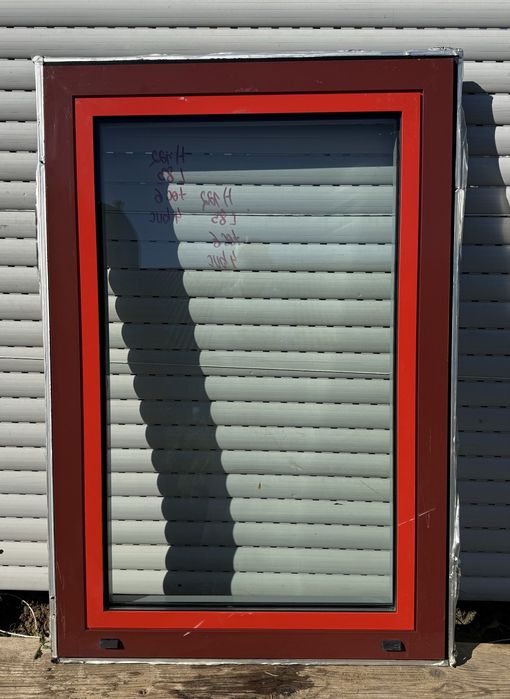 USA INTRARE FIRMA CASA Fereastra Alu industrial hala garaj H 210 x L  112 Garantie