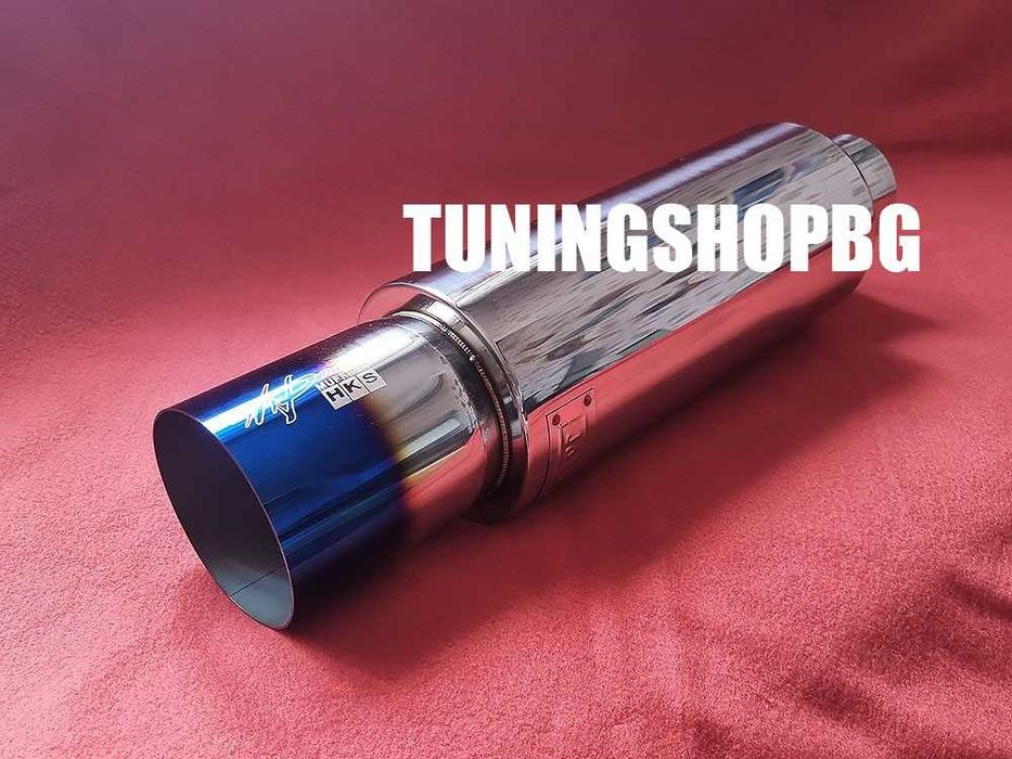 Спортно гърне пура 100 мм титан HKS 76 мм вход с наклон или право