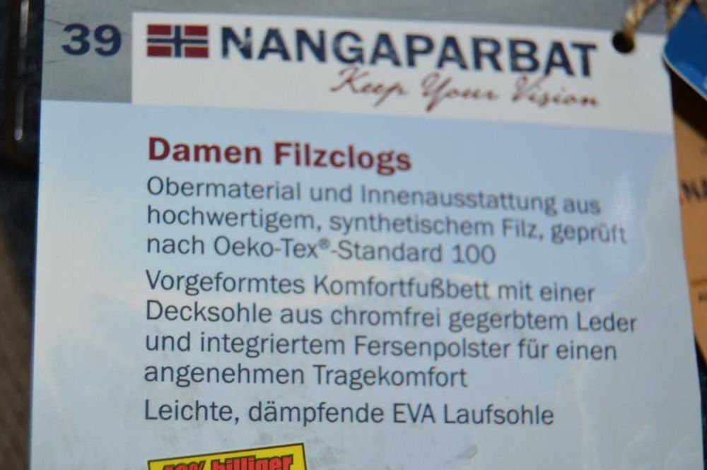 Saboți Dama din Pâslă NANGAPARBAT – Noi