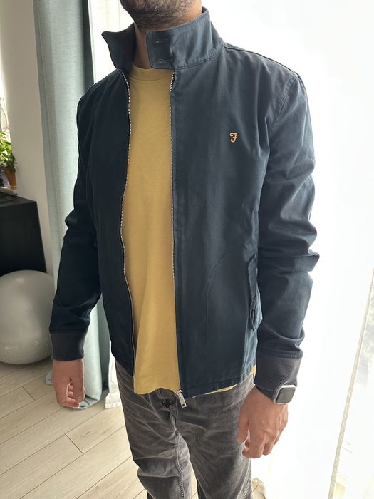 Jachetă Farah pentru bărbați, mărimea S, culoare bleumarin închis