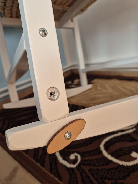 Coșuleț bebelus / patut bebelus cu sistem Leganare Ahoj Baby