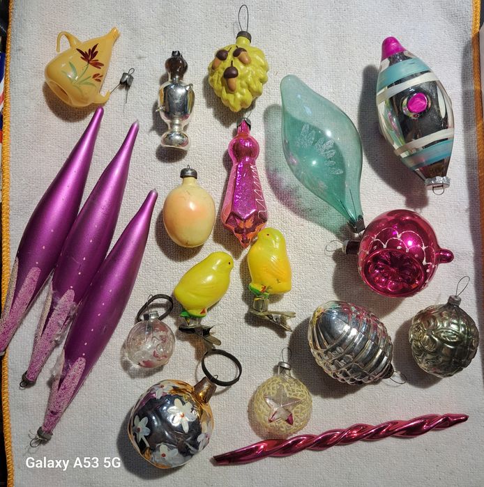 Елочные игрушки. СССР.