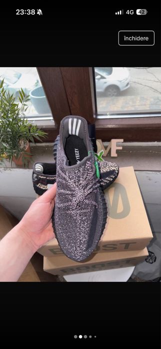 Adidas Yeezy Boost 350 V2 Black Reflective 39 1/3