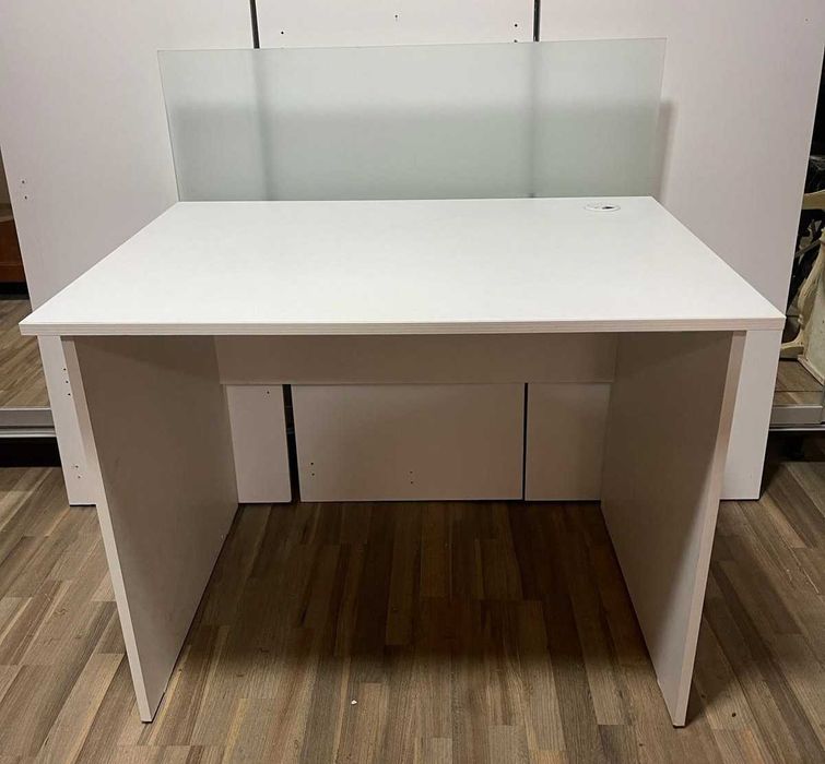30 buc Mic Birou Alb; Birou PC; Masa de lucru 100x75