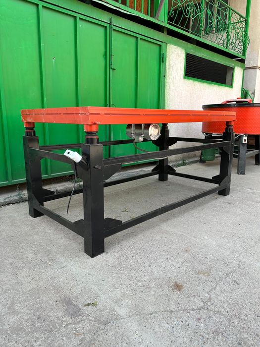 Вибростол для брусчатки, тротуарная плитка, еврозабор