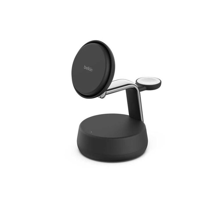 ( Беспроводное ЗУ BELKIN 25W Qi2 3-in-1 Wireless Charging Stand Black