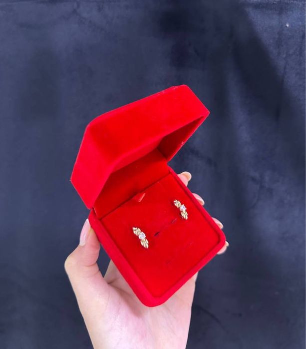 Серьги  Цвет: желтый  Проба:585 Вес: 2,57