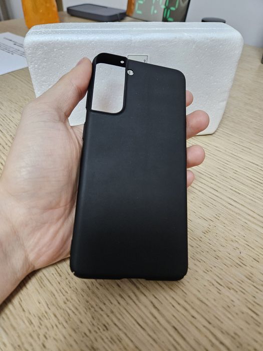 Set 2 Folii de sticla si 2 huse pentru Samsung S21