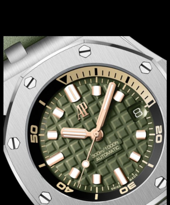 Топ качество! Мъжки луксозен часовник Aude mars Pig uet