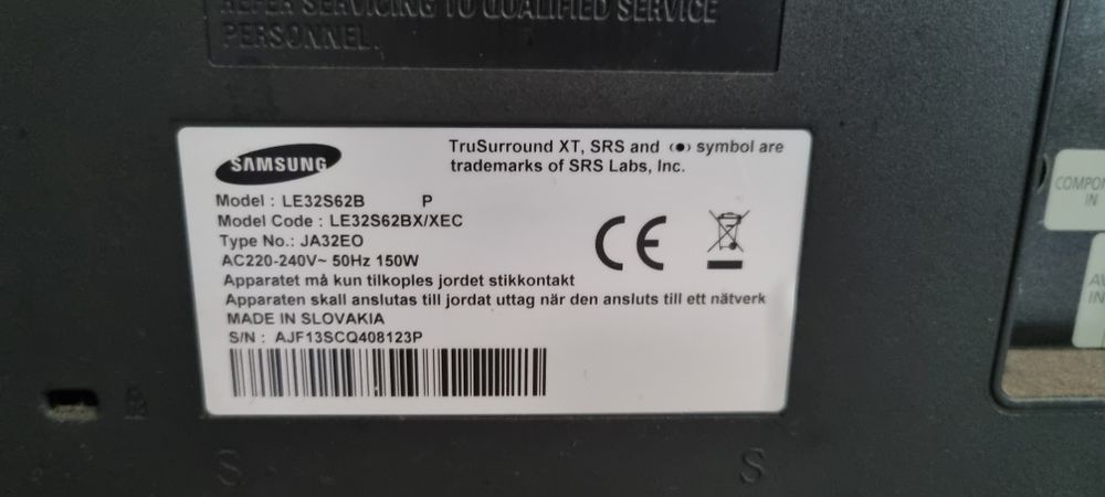 Samsung TV 32' LE32S62BX