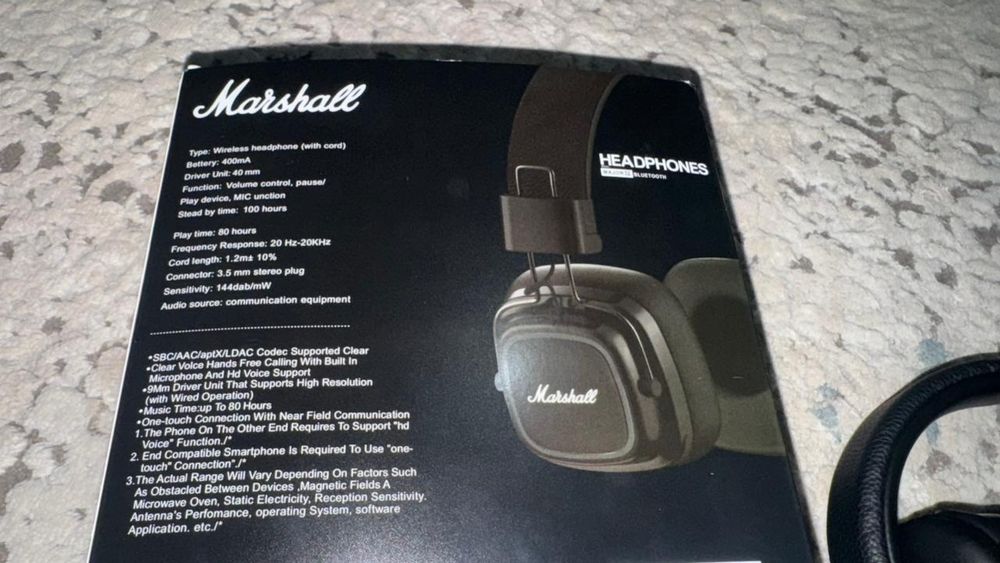 Наушники Marshall