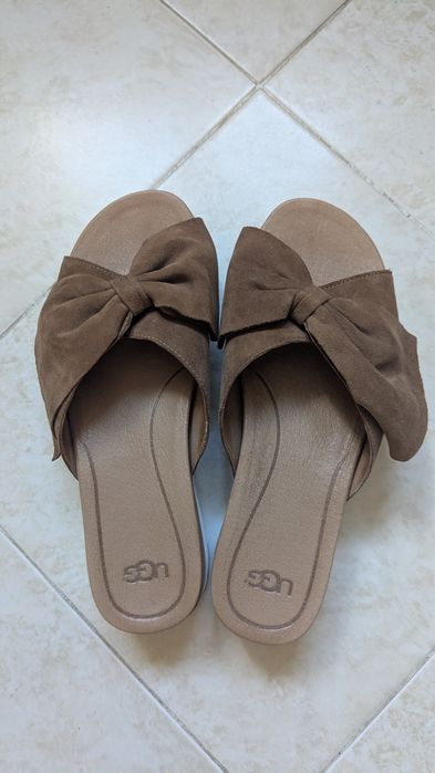 Дамски платформи UGG от естествена кожа
