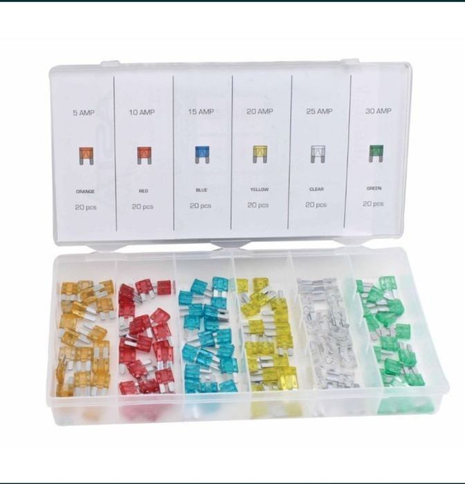 Set 120 siguranțe auto